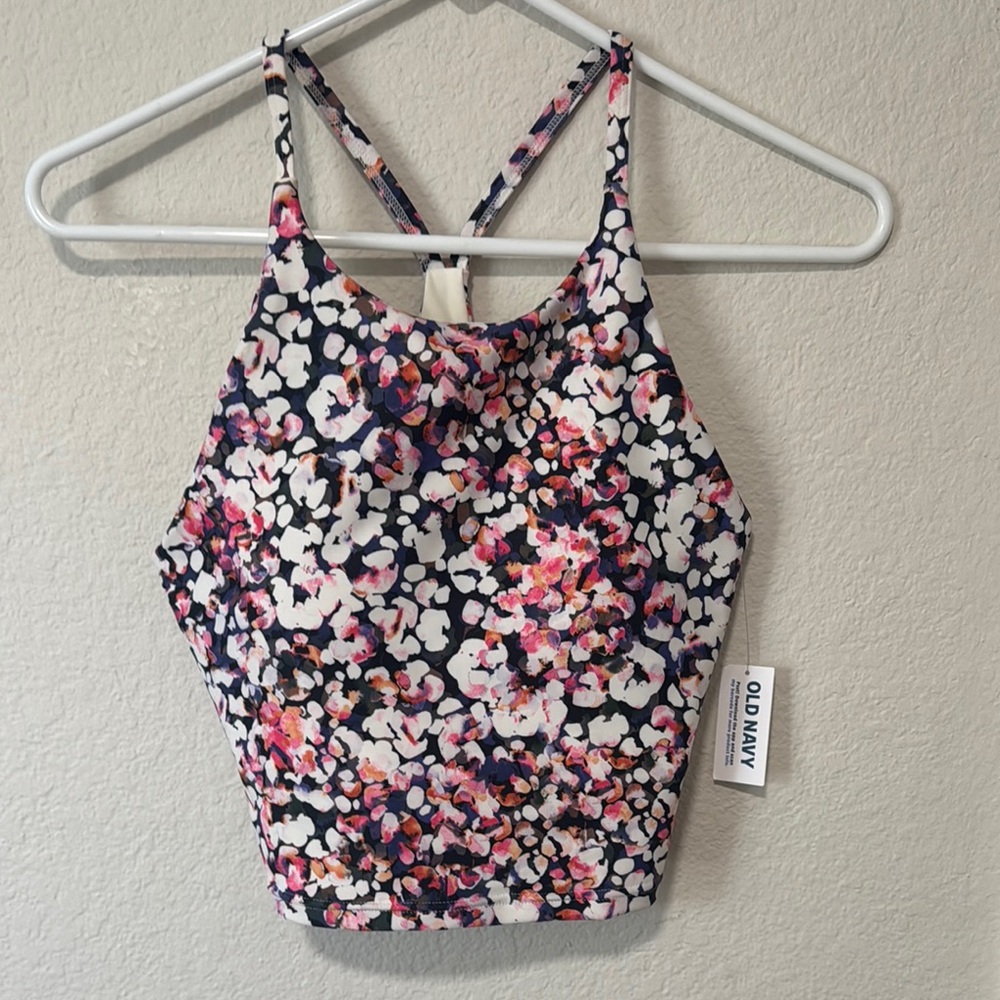 Old Navy Powersoft with Built in Bra black/pink